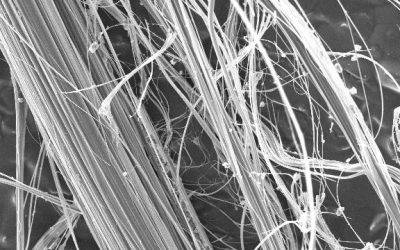 Identificación de amianto en una placa de fibrocemento (Uralita) – 2018